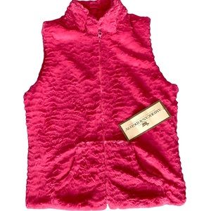 Widgeon Pink Fur Vest, 12